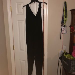 Black long tang top romper from old navy